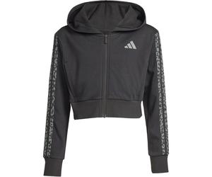adidas Seasonals 3-Streifen Animal Print Sweatjacke Mädchen KB6985 - black/white 140
