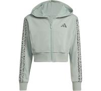 adidas Seasonals 3-Streifen Animal Print Sweatjacke Mädchen KB6986 - wonder sage/aurora onix 140