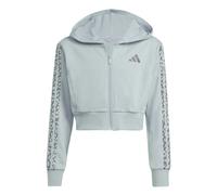 adidas Seasonals 3-Streifen Animal Print Sweatjacke Mädchen KB6986 - wonder sage/aurora onix 140