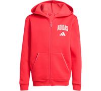 adidas Seasonals Collegiate Typography Sweatjacke Kinder KC4582 - pure ruby/off white 128