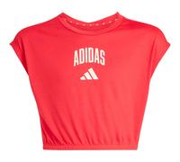 adidas Seasonals Collegiate Typography T-Shirt Mädchen KC4591 - pure ruby/off white 164