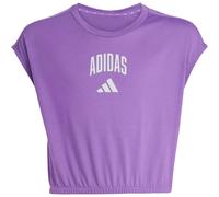 adidas Seasonals Collegiate Typography T-Shirt Mädchen KD5929 - active purple/crystal sky 152