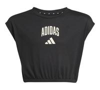 Adidas Seasonals Collegiate Typography T-Shirt Mädchen T-Shirt, schwarz 152
