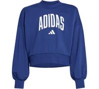 adidas Seasonals Essentials Collegiate Typography Crew Sweatshirt Mädchen JM1535 - dark blue/white 152