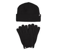 adidas Set aus Handschuhen und Mütze Gloves Beanie schwarz JN9443 Erwachsene M