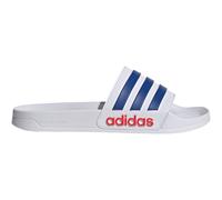 adidas Shower adilette Badelatschen Herren IH9028 - cloud white/team royal blue/pure ruby 43