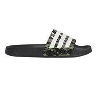 adidas Shower adilette Badelatschen Leo-Print KJ8581 - core black/alumina/tent green 46