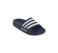 adidas Shower Adiletten Badelatschen (dark blue/white, EU Schuhgrößensystem, Erwachsene, Numerisch, M, 32)