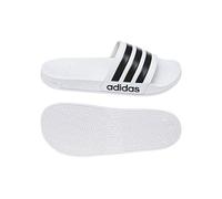 adidas Shower Adiletten Badelatschen (White/Black, Numeric_38)