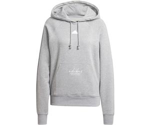 Adidas Signature Graphic Embroidery French Terry Loose Damen Kapuzensweater, grau XL