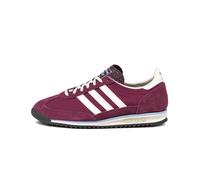 Sneaker ADIDAS ORIGINALS "SL 72 OG", Damen, Gr. 38,5, rot (maroon, cream weiß, blau dawn), Leder, Textil, Schuhe Sneaker (15231648-38,5) maroon, cream weiß, blau dawn