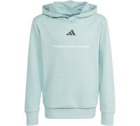 Adidas Slogan Fleece Kapuzenpullover 9-10 Jahre Tactile Green