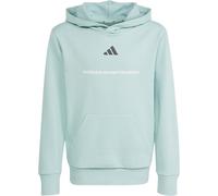 Adidas Slogan Fleece Kapuzenpullover 9-10 Jahre Tactile Green
