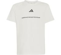 adidas Sportswear Slogan Single Jersey T-Shirt Jungen KC5385 - off white 128