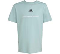 adidas Slogan Single Jersey T-Shirt Jungen KG5190 - tactile green 128