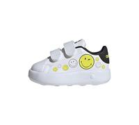 adidas Baby-Sneaker Smiley Advantage IH6257 – weiß/gelb/schwarz – Größe 27
