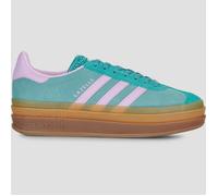 Sneaker ADIDAS ORIGINALS "GAZELLE BOLD", Damen, Gr. 36, lila (powder teal, bliss lila, pure teal), Leder, Synthetik, Schuhe Sneaker (36528030-36) powder teal, bliss lila, pure teal