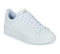 adidas Damen Grand Court Cloudfoam Lifestyle Court Comfort Shoes, Cloud White/Cloud White/Gold Metallic, 41 1/3 EU