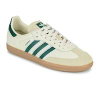 Sneaker ADIDAS ORIGINALS "SAMBA OG", Herren, Gr. 41, beige (cream weiß, collegiate grün, gum4), Leder, Schuhe Sneaker, Topseller (40254558-41) cream weiß, collegiate grün, gum4