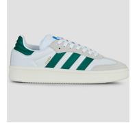 Sneaker ADIDAS ORIGINALS "SAMBA XLG", Damen, Gr. 38,5, weiß (cloud weiß, collegiate grün, sanftes weiß), Leder, Schuhe Sneaker, mit erhöhter Sohle und gepolsterter Zunge (50676606-38,5) cloud weiß, co