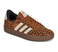 Sneaker ADIDAS SPORTSWEAR "VL COURT 3.0", Damen, Gr. 38,5, dusky bronze, cream weiß, gum5, Leder, Textil, Schuhe Sneaker (67995627-38,5) dusky bronze, cream weiß, gum5