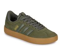 Sneaker ADIDAS SPORTSWEAR "VL COURT 3.0", Gr. 40, olive strata, olive strata, gold metallic, Leder, Synthetik, sportlich, Schuhe, inspiriert vom Design des adidas samba, Topseller (29176232-40) olive