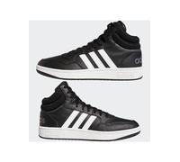 adidas Herren Hoops 3.0 Mid Lifestyle Basketball Classic Vintage Shoes, Core Black / Cloud White / Grey Six, 46 2/3 EU