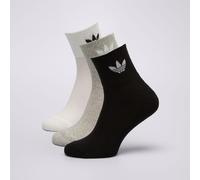 Mid Crew Socken, 3 Paar White / Medium Grey Heather / Black 40-42