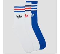 adidas Socken 3-Stripes Crew Socks 3 Pairs in Weiss L