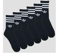 Sportsocken ADIDAS ORIGINALS "3S CREW S 6P", Herren, Gr. L, schwarz, Obermaterial: 100% Polyamid, Socken, Topseller (18388835-L) schwarz