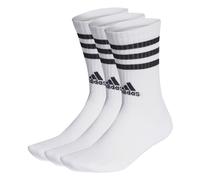 Tennissocken Adidas 3-Stripes Cushioned Crew Socks 3P - Weiß (31-33)
