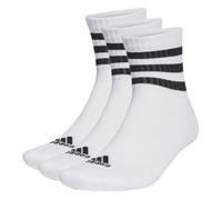 adidas Socken 3-Stripes Cushioned Sportswear Mid-Cut Socks 3P HT3456 34-36 White/Black