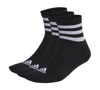 adidas 3-Stripes Cushioned Mid-Cut Socken 3er Pack - schwarz-28-30