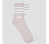 adidas Socken 3-Stripes Glitter Crew Socks 2 Pairs in Rosa S