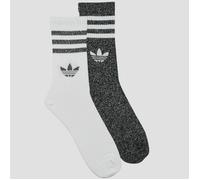 adidas Socken 3-Stripes Glitter Crew Socks 2 Pairs in Schwarz XS