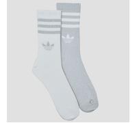 adidas Socken 3-Stripes Glitter Crew Socks 2 Pairs in Silbern L