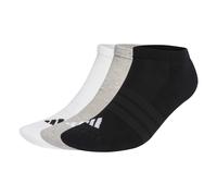 Gepolsterte Essentials Low Cut Socken 3er-Pack Medium Grey Heather / White / Black 43-45