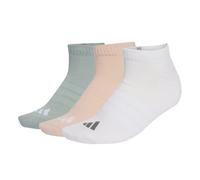 3er Pack adidas Cushioned Essentials Low Cut Socken KG3652 - blush pink/white/wonder sage 43-45