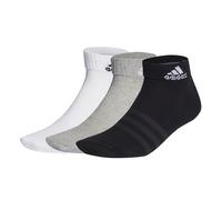 Thin and Light Ankle Socken, 3 Paar Medium Grey Heather / White / Black 43-45