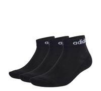 3er Pack adidas Think Linear Knöchelsocken Herren IC1305 - black/white 43-45