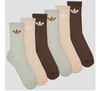 adidas Socken Trefoil Cushion Crew Socks 6 Pairs in Braun L