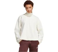adidas Soft Lux 1/4-Zip Sweatshirt Damen JV9907 - off white S