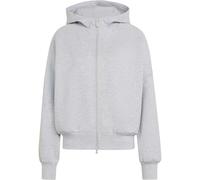 adidas Soft Lux Damen Hoodie (Hellgrau XS Größe)