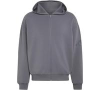 Adidas Soft LUX Full-Zip Hoodie Herren Kapuzensweater, grau L