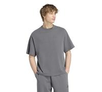 Adidas Herren T‑Shirt Soft Lux Grafik – Grey Five – Größe M
