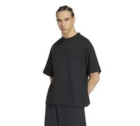Adidas Herren T-Shirt Soft Lux Grafik Kurzarm Schwarz Größe L