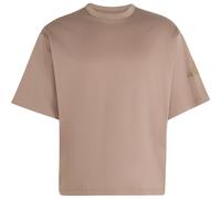 adidas Soft Lux Herren T-Shirts braun Größe S Lifestyle Widerstandsfähig
