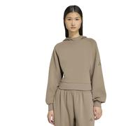 Kapuzensweatshirt ADIDAS SPORTSWEAR "W SL HD", Damen, Gr. S, khaki six, Obermaterial: 51% Polyester, 25% Modal, 15% Baumwolle, 9% Elasthan, normal, Rundhals, angesetztes Bündchen, Sweatshirts, mit Kap
