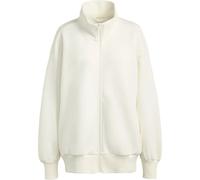Adidas Soft Lux Loose Full-Zip Damen Rollkragenpullover, weiß S