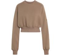 adidas - Women's Soft Lux Sweatshirt - Pullover, Gr. S, braun (KhakiSix)